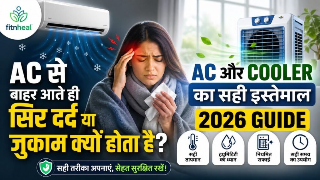 AC से बाहर आते ही सिर दर्द या जुकाम क्यों होता है? 