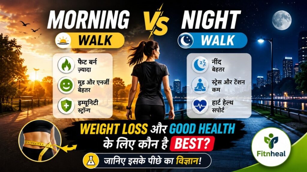 Morning vs Night Walk: