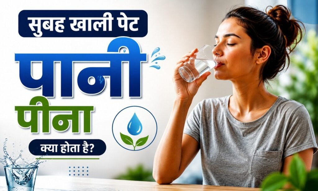सुबह खाली पेट पानी पीने के फायदे