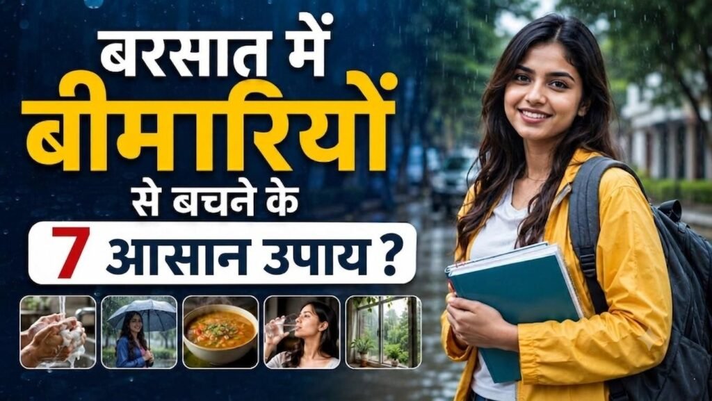 बरसात में बीमारियों से बचने का 7 आसान उपाय