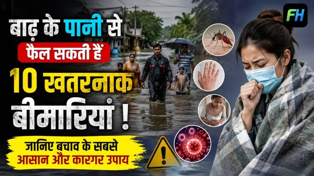 बाढ़ के पानी से फैलने वाली बीमारियां