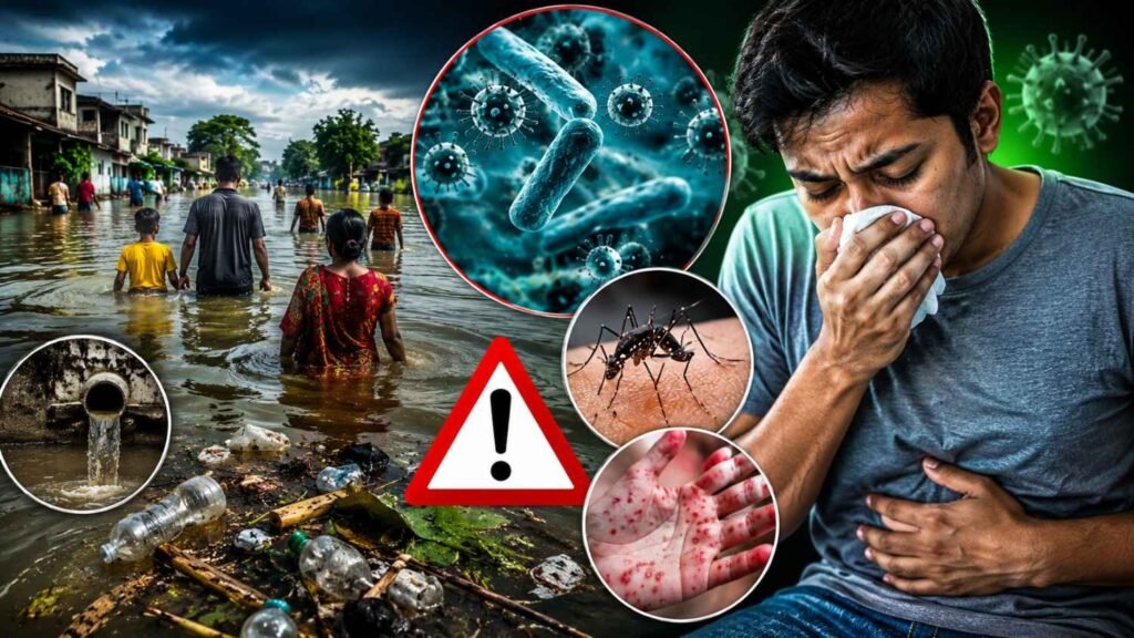 बाढ़ का पानी बीमारियों का खतरा क्यों बढ़ा देता है?  