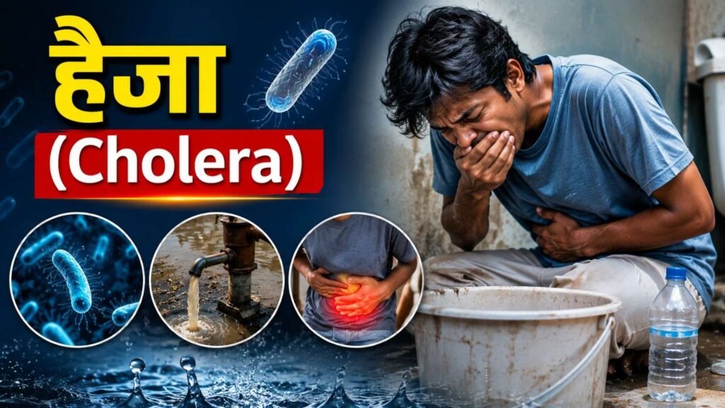 हैजा बीमारी किस कारण होता है ल?