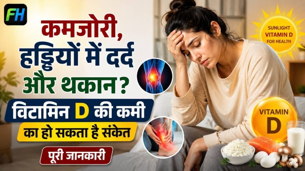 विटामिन D की कमी के लक्षण