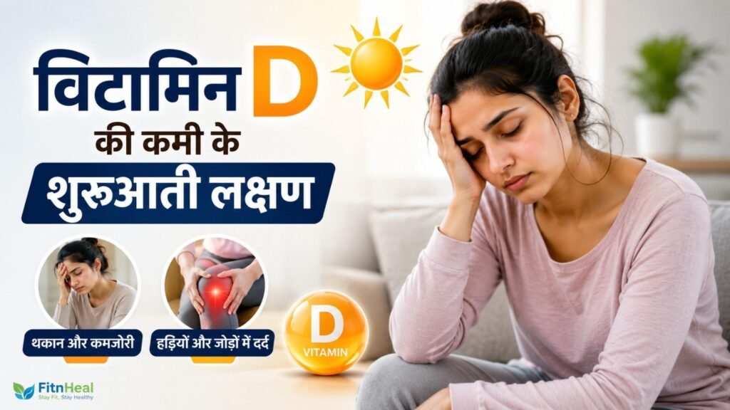 विटामिन D की कमी के शुरुआती लक्षण