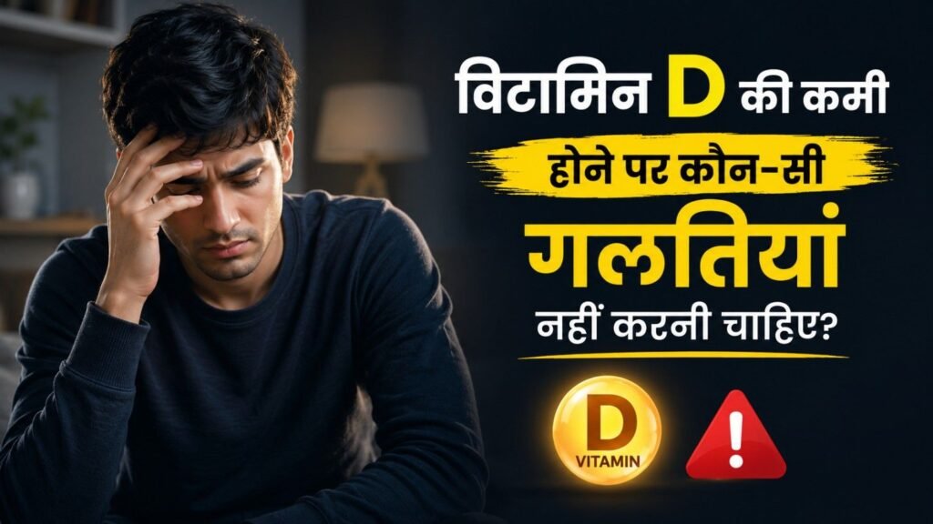 विटामिन D की कमी होने पर कौन-सी गलतियां नहीं करनी चाहिए?