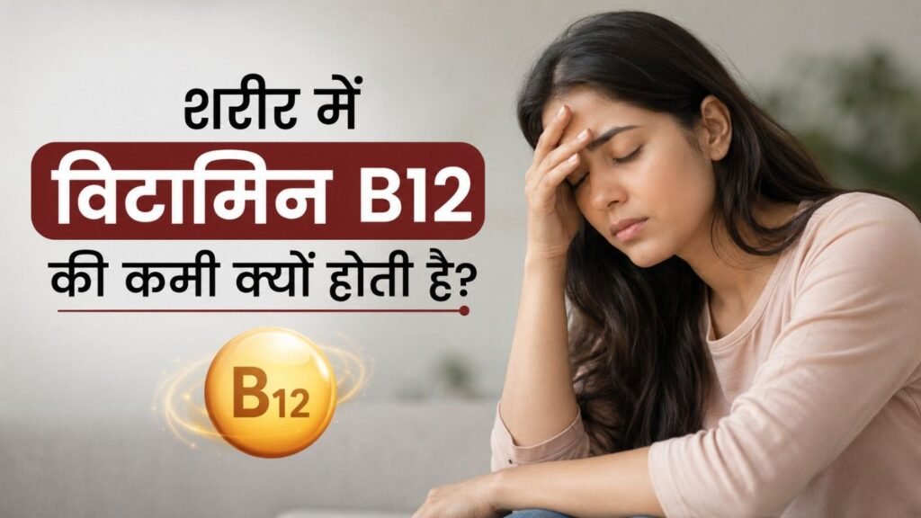 विटामिन B12 की कमी के कारण