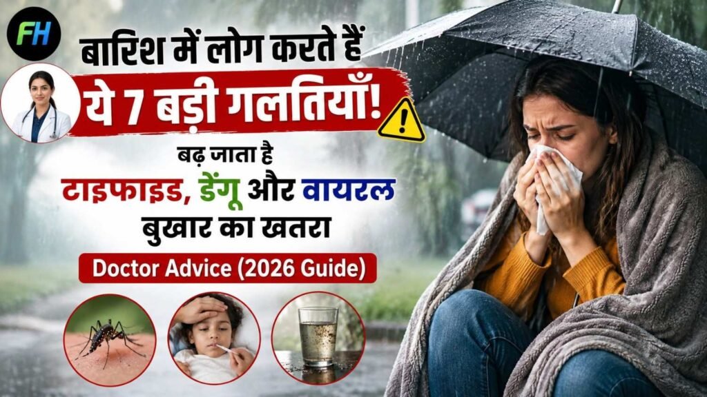 बारिश में होने वाली 7 गलतियाँ