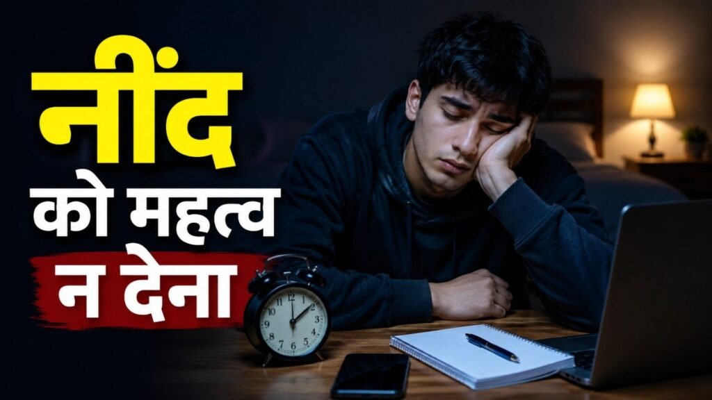 नींद पर ध्यान नहीं देना
