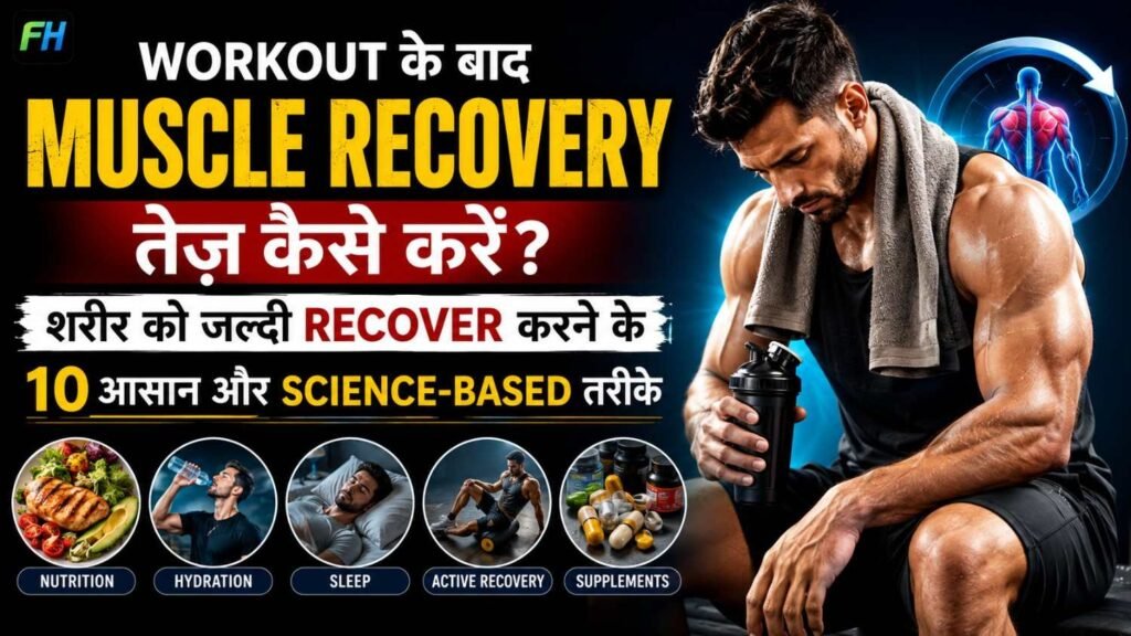 Workout के बाद Muscle Recovery तेज कैसे करें? 